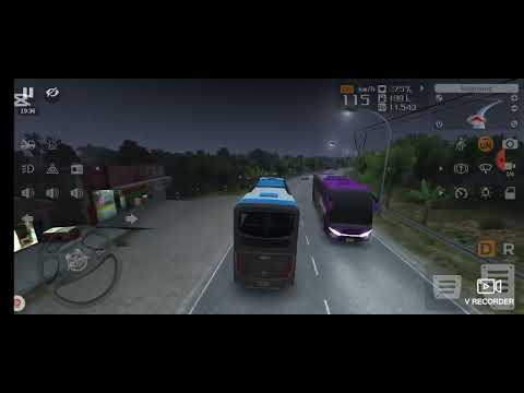 Playing  bus simulator