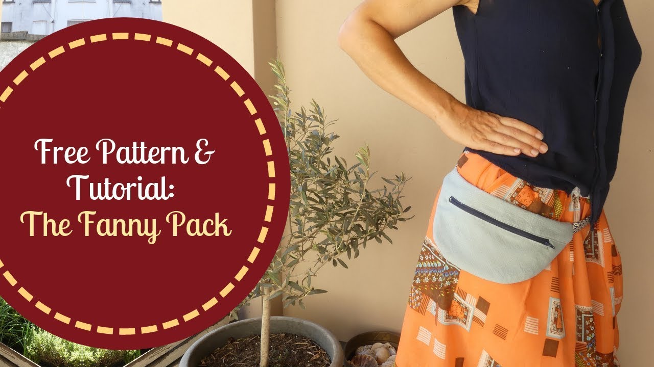 Quick Sewing Tutorial with Free Pattern: The Fanny Pack - YouTube