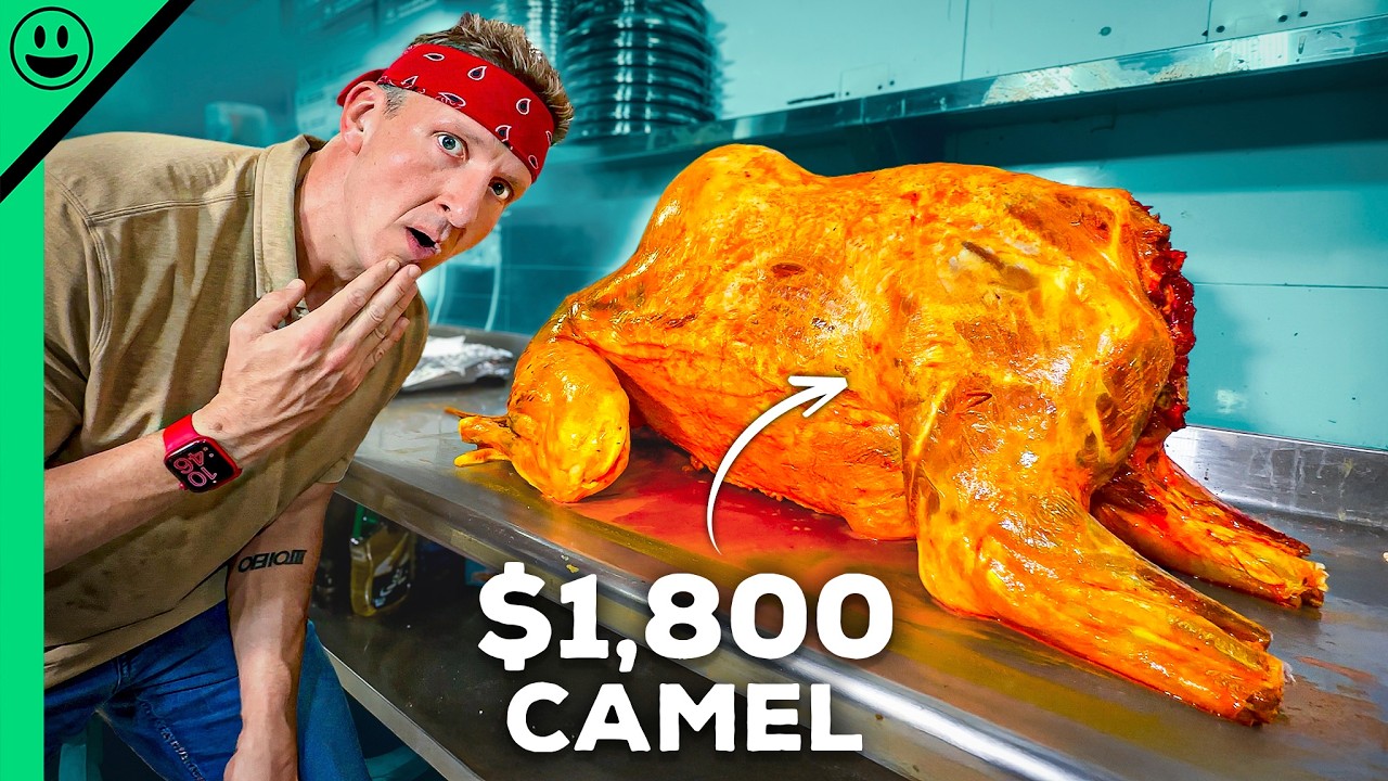 Taking on Dubai’s RARE Baby Camel Platter!!