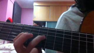How to play the introduction for Can You Smile by Infinite (guitar)