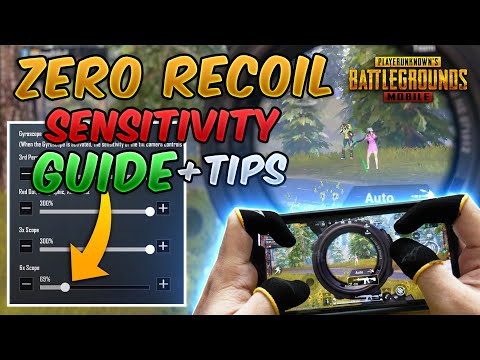Zero Recoil Sensitivity Settings Guide/Tutorial with HANDCAM (PUBG MOBILE) + Tips and Tricks