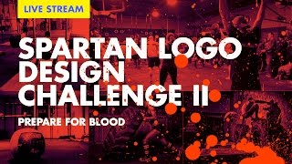 🔴 Spartan Logo Design Challenge pt. 2— Recap and Critique Live!