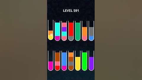 COLOR SORT PUZZLE LEVEL 591