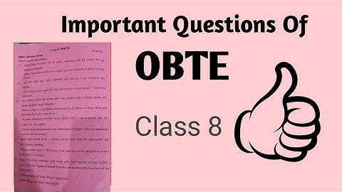 Most Important Questions Of OBTE for BLE| Most repeated questions of occupation for BLE | DONT MISS!