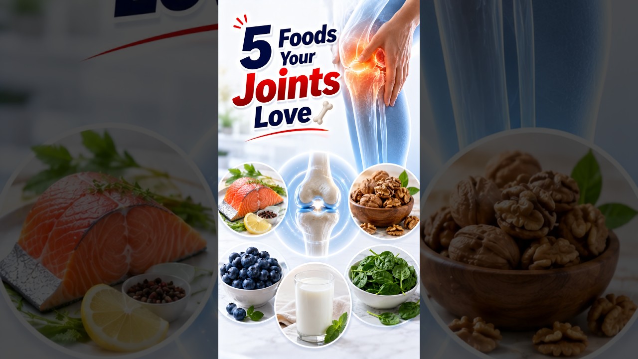 5 Foods Your Joints Love 🦴 | Science-Backed Foods for Healthy Joints 🧬 #shorts #healthtips