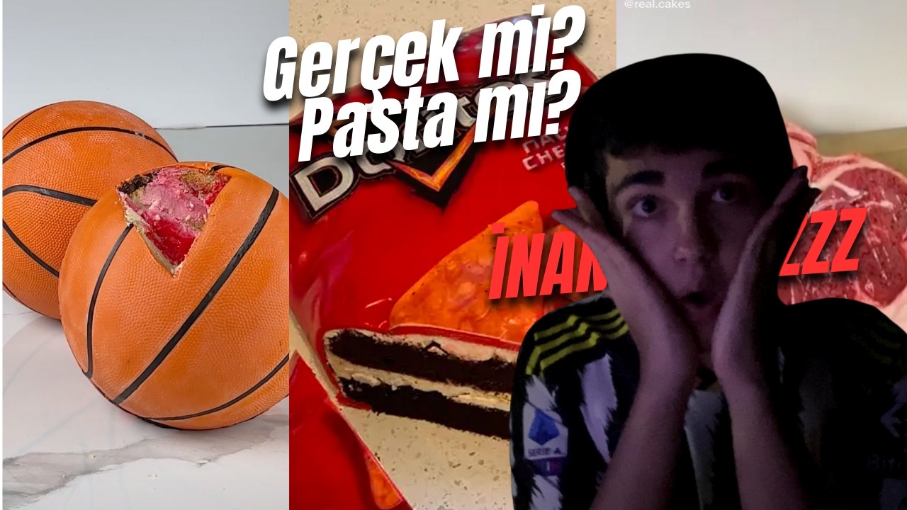 Bu Sefer Kesin Yanılacaksın! 🧐 Gerçek mi, Pasta mı?