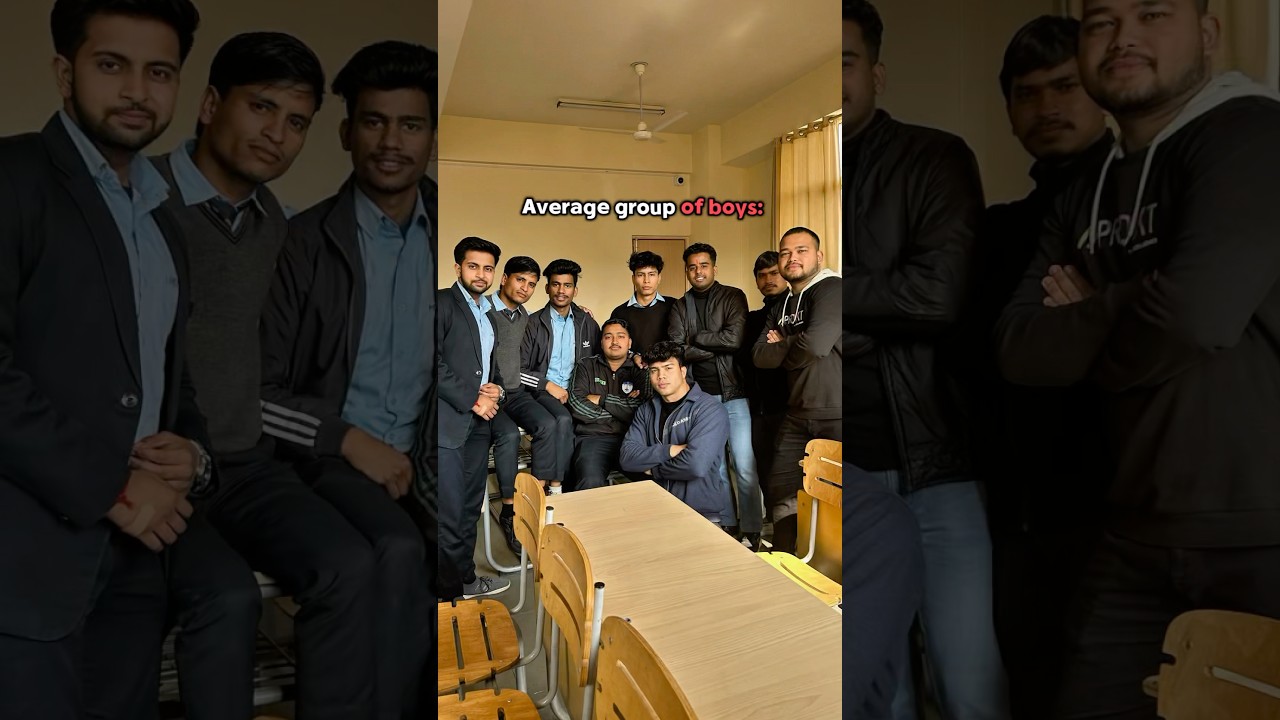 Average group of boys 💀 