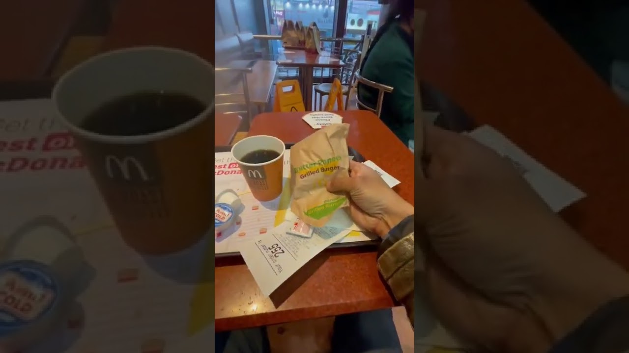 McDonald’s butter Paneer grilled Burger I mcd burger I Mcd India butter paneer burger I shorts