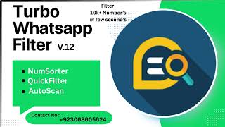 WhatsApp Turbo Filter 2025 | Best WhatsApp Number Filter for Bulk & Active Contacts #leadgeneration screenshot 3