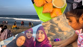 Marina Beach 🏖️|| Family trip|| Fun and Entertainment Day with our family || #beachvibes #videofeeds