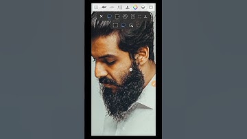 How to make Beard style #beardstyle #editing #photoediting #ytshort