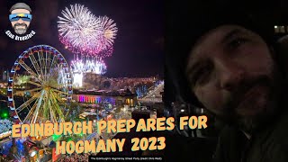 Edinburgh Prepares for Hogmanay 2022