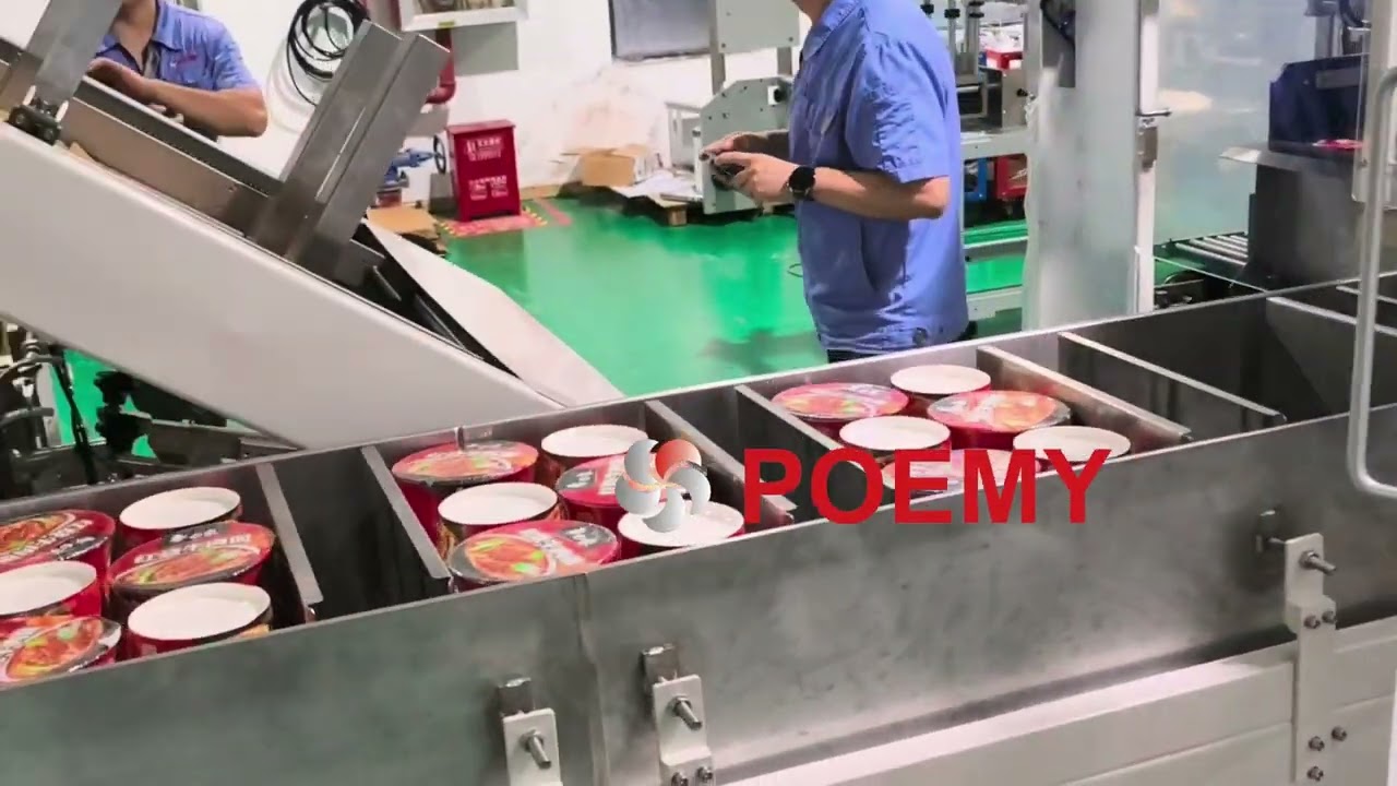 Cup/Bowl Noodles Case Packer for European Market