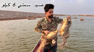 صيد الكارب العملاق من وسط الهوار 