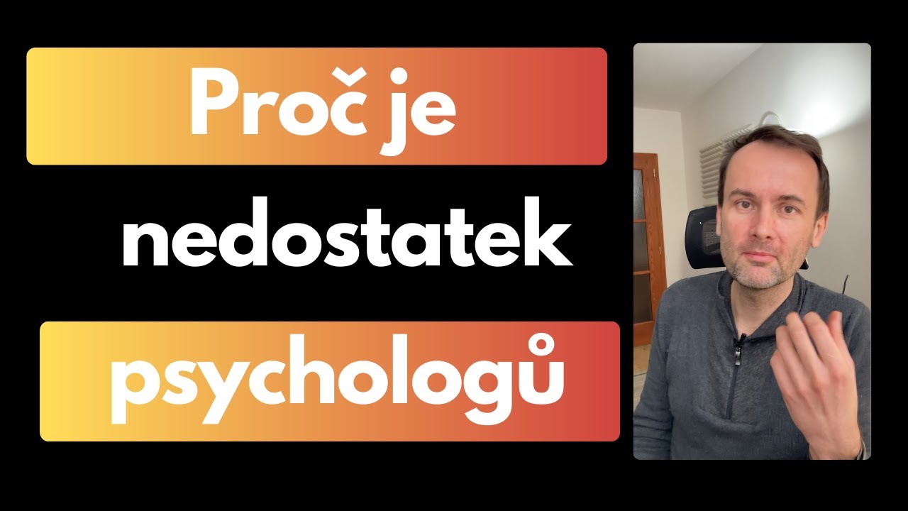 Proč je u nás nedostatek psychologů?