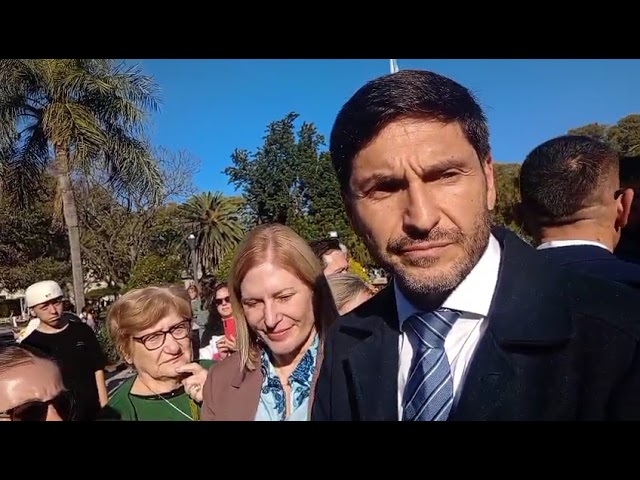 Pullaro en Rafaela en los actos centrales por el Día de la Independencia 