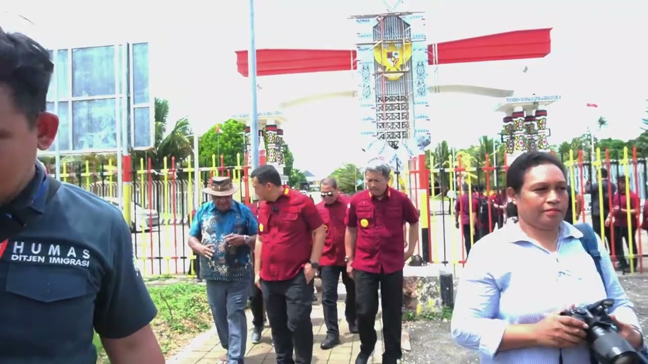 KUNJUNGAN KERJA PERTAMA DIREKTUR JENDERAL IMIGRASI DI TAHUN 2024 DI TANAH PAPUA!