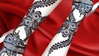 Very Beautiful Eid Special Back Hand Henna Design Easy Mehandi Ka Design نقش حناء جميل في اليد