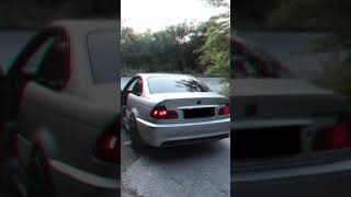 BMW E46 330i brutal exhaust sound #fyp #BMW #E39 #fy #intake #revlimiter #hardcut #remap