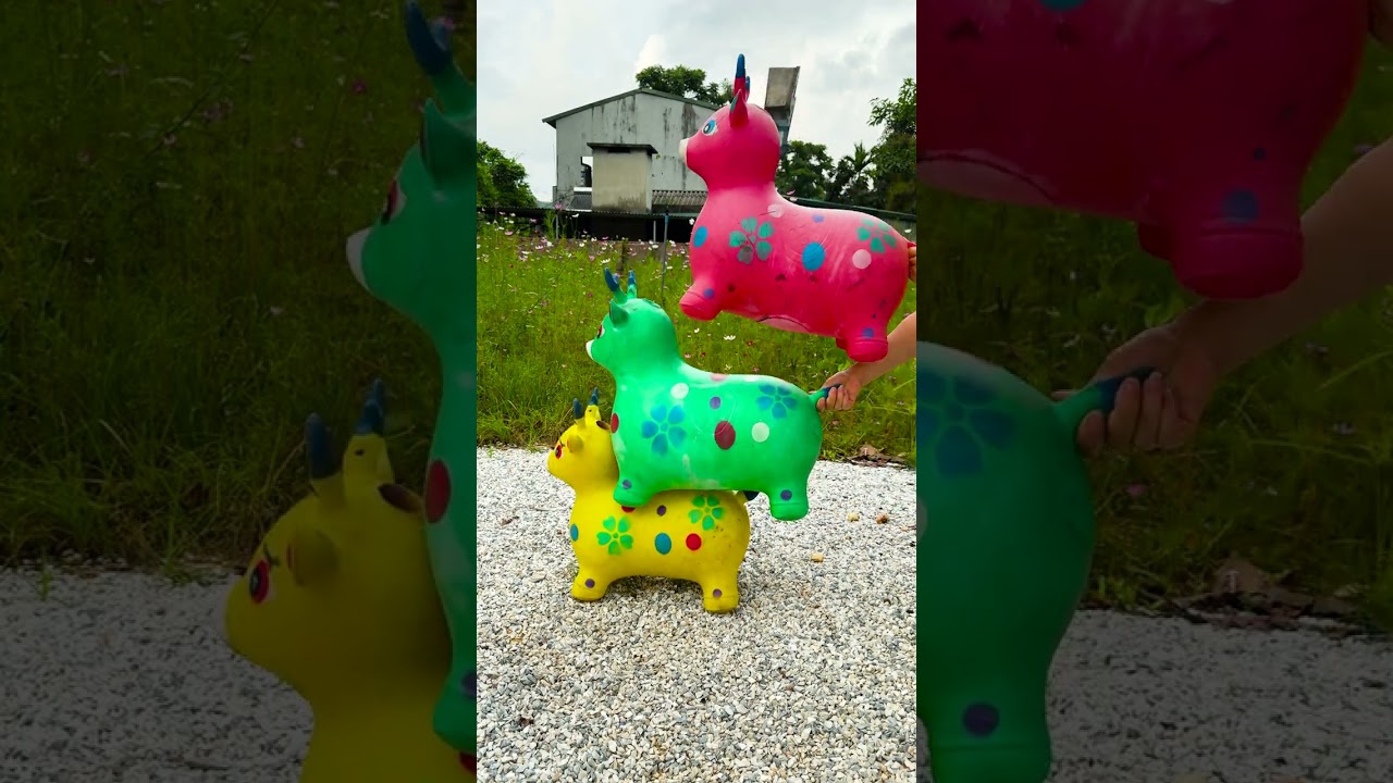 Cutest goats color 🐐😍🍓🥭🐐 