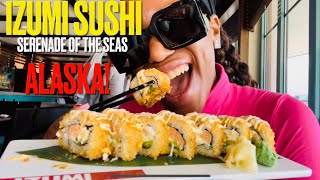 IZUMI SUSHI! | #Serenadeoftheseas #izumi    #izumisushi #alaska #sushi #cruise  #eat #divaoftheseas screenshot 1