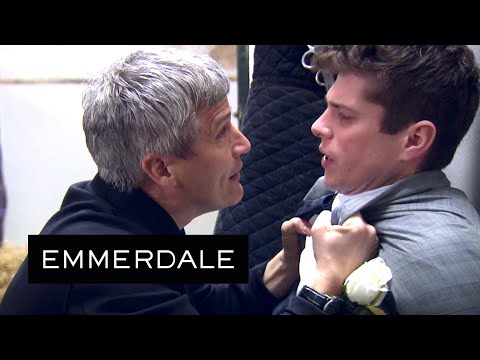 Emmerdale - Caleb Punches Nicky