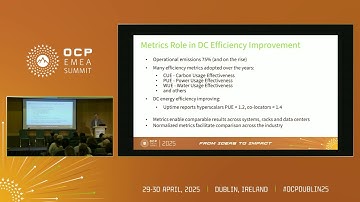 Power, Telemetry and Performance metrics role for improving Energy Efficiency