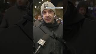 Протестувальники закидали яйцями парламент Грузії