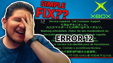 How I Fixed The Infamous Xbox Error 12 (2024)