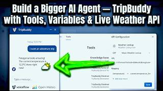 Build a Real AI Agent: TripBuddy with Live API & Knowledge Base (Voiceflow 2026)
