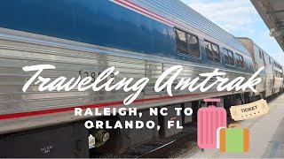Amtrak Travel Vlog from Raleigh NC to Orlando FL Train also hit someone