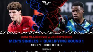 Luka Mladenovic vs John Oyebode | Short Highlights | MS QR 1 | #USSmash 2026 screenshot 4