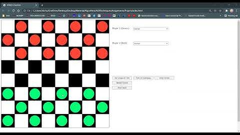 Checkers AI - Alpha beta