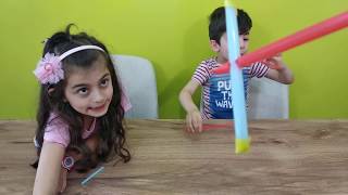 Pipetle Pervane Yapımı. Yani Hava Ile Çalışan Motor. Nasıl Yapılır?