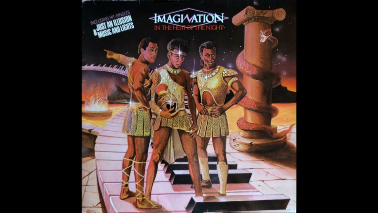 Imagination Just An Illusion 1982 Vinyle 33 RPM LP In The Heat Of The Night 1982 Label Clemence Melo