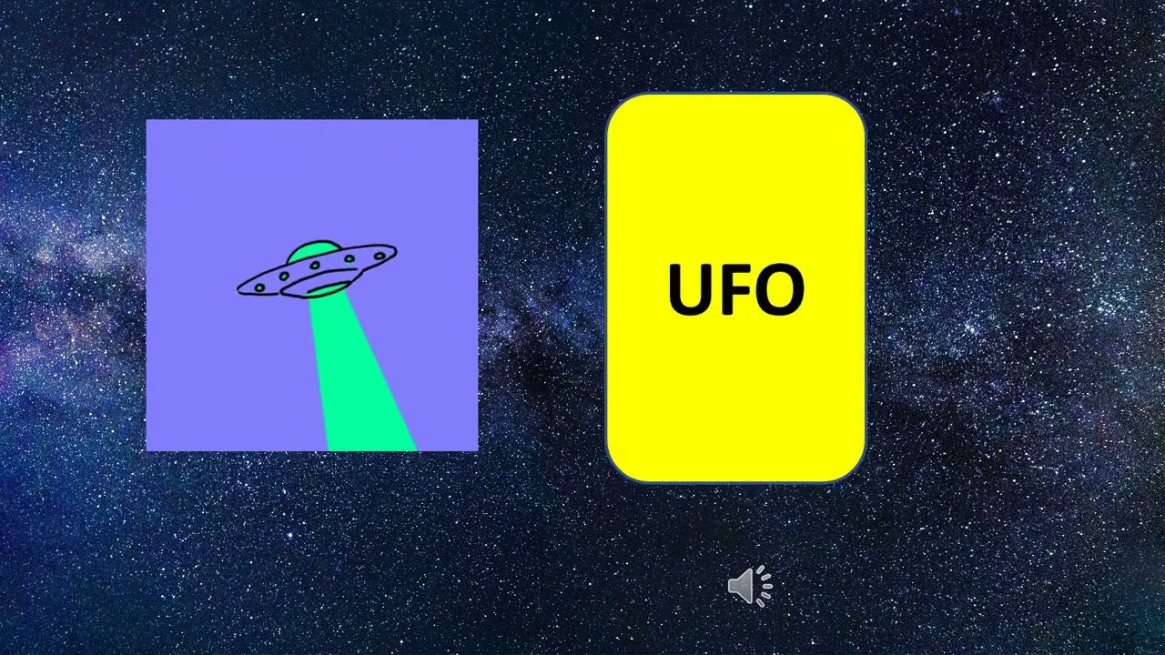 Space Vocabulary Flashcards for Kids