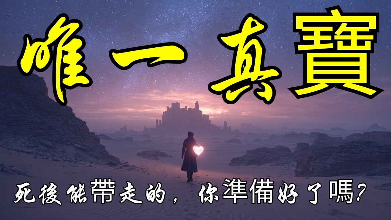 死亡奪去一切，唯有本心珍珠可隨行 | 奥修 | 永恒的宝物 | 内在富足 | 耶稣智慧 | 珍珠比喻 | 精明商人 | 自我完成 | 灵性觉醒