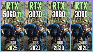 RTX 5060 Ti vs RTX 3070 vs RTX 3080 vs RTX 3090 - Test In 20 Games | 1080p | 1440p | 4K