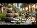 Beautiful River Stone Garden Ideas 🪨 | Simple &amp; Natural Decor