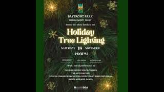Holiday Tree Lighting at Bayfront Park  #cityofmiami #food #miamicounty