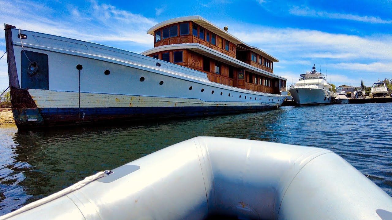 Entire Miami River on an Inflatable Boat ! (Dinghy Series)