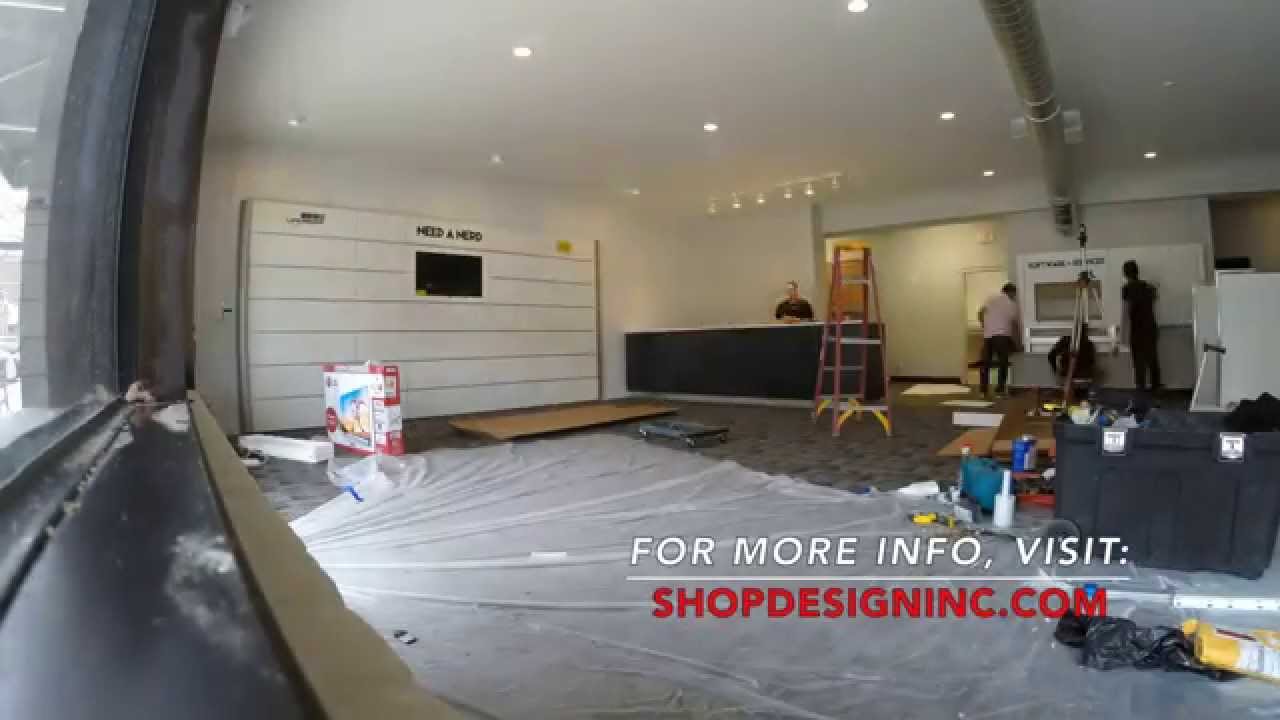 Retail Store Fixtures Timelapse using Modular Wall Systems YouTube