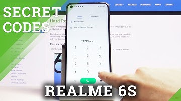 Secret Codes for REALME 6s – Hidden Features / Test Mode
