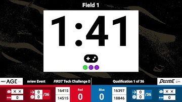 Qualification 1 - 2025 FTC FIRST Tech Challenge DECODE Preview Event