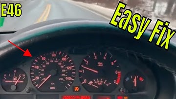 Why my Speedometer is not Working? ABS Light on Traction Control In-op BMW E46 325xi easy fix!