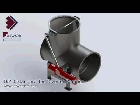 FE&M Standard Tee Diverter Damper