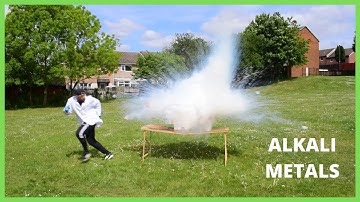 ALKALI METALS IN WATER (Biggest Group 1 experiment EVER)