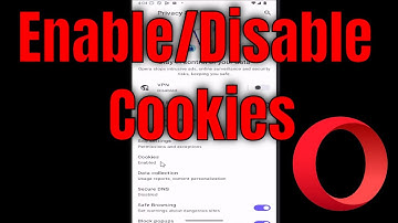 How to Enable or Disable Cookies in Opera Browser on Android [Mobile]