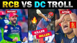 Miller 6 6 4 Rcb Vs Dc Ipl Troll 2026 Today Trending