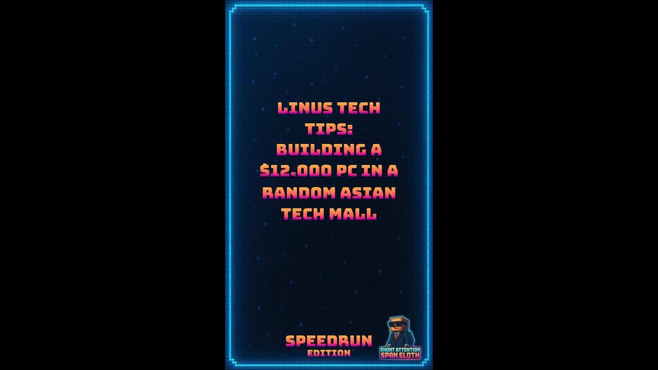 Linus Tech Tips: Building a $12,000 PC in a Random Asian Tech Mall ...